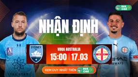 Tô Bún Chả hôm nay có gì: Soi kèo Sydney vs Melbourne City, 15h00 ngày 17/03
