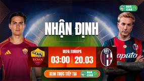 Tô bún chả hôm nay có gì: Soi kèo AS Roma vs Bologna, 3h00 ngày 20/3