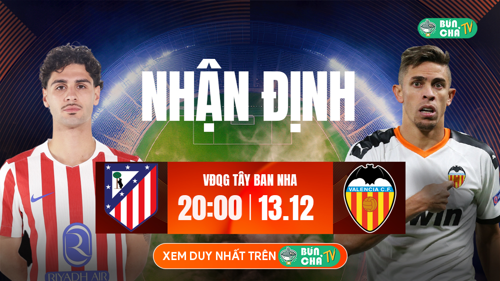 BUNCHATV: Trực tiếp bóng đá hôm nay - Xem bóng đá trực tuyến