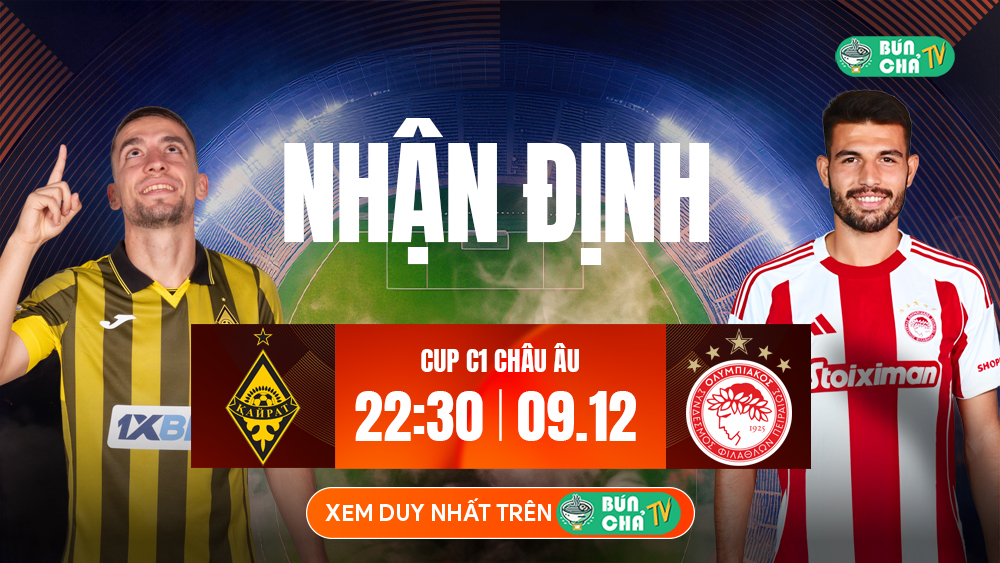 BUNCHATV: Trực tiếp bóng đá hôm nay - Xem bóng đá trực tuyến