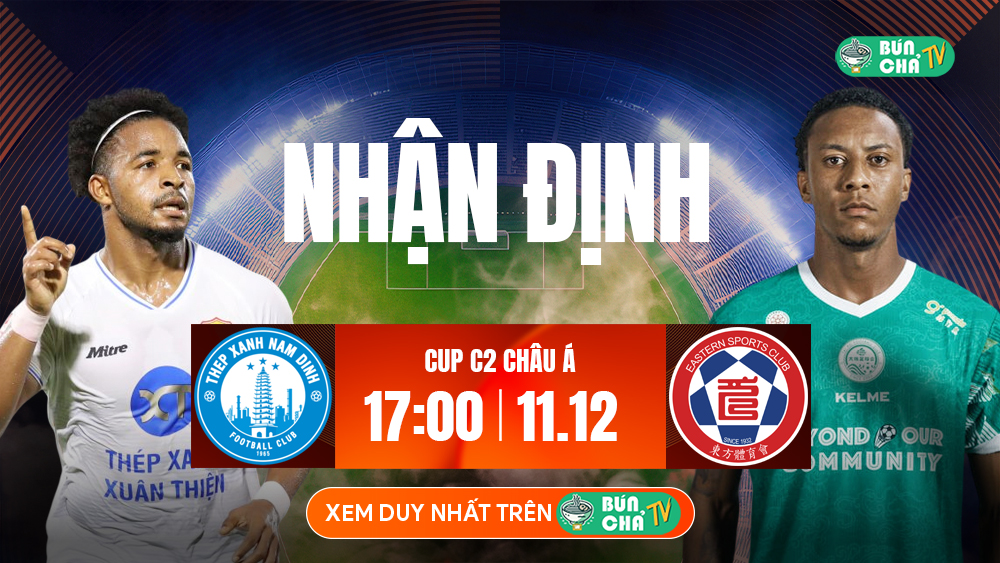 BUNCHATV: Trực tiếp bóng đá hôm nay - Xem bóng đá trực tuyến