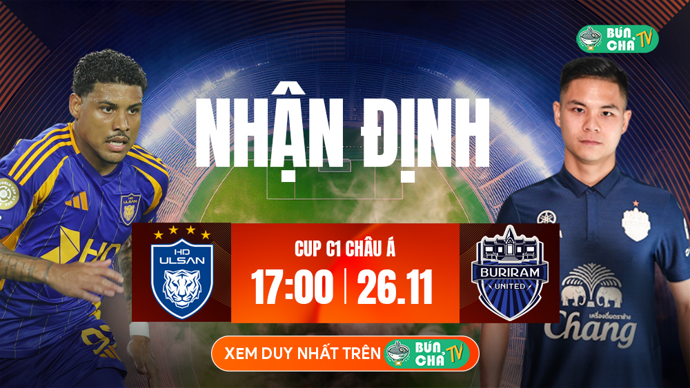 BUNCHATV: Trực tiếp bóng đá hôm nay - Xem bóng đá trực tuyến