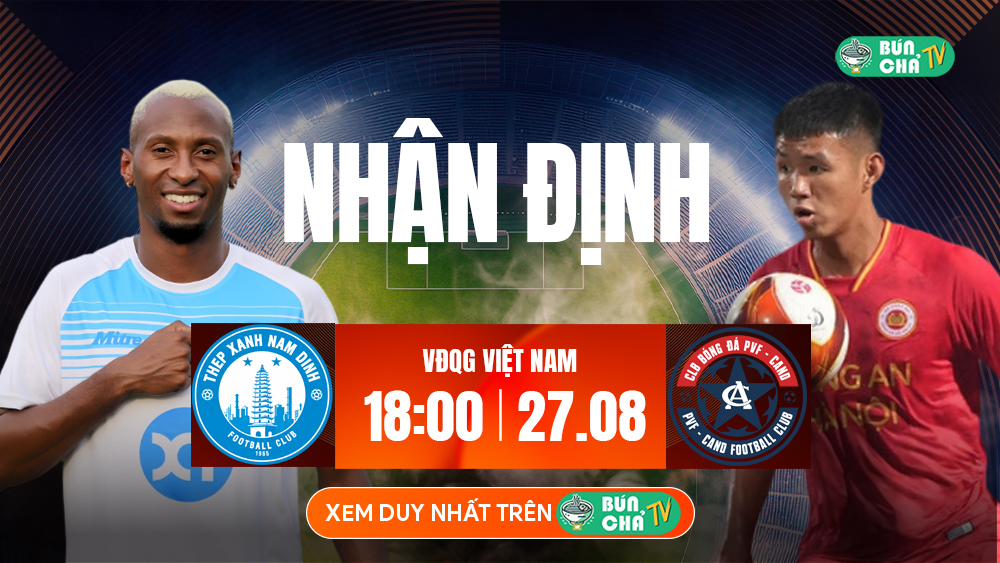 BUNCHATV: Trực tiếp bóng đá hôm nay - Xem bóng đá trực tuyến