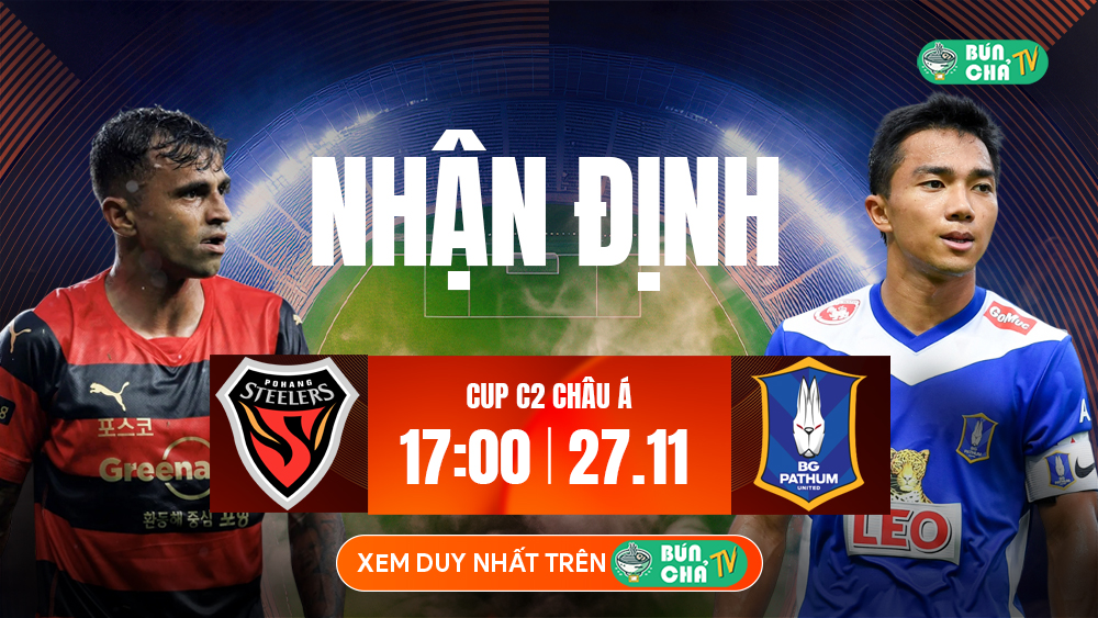 BUNCHATV: Trực tiếp bóng đá hôm nay - Xem bóng đá trực tuyến