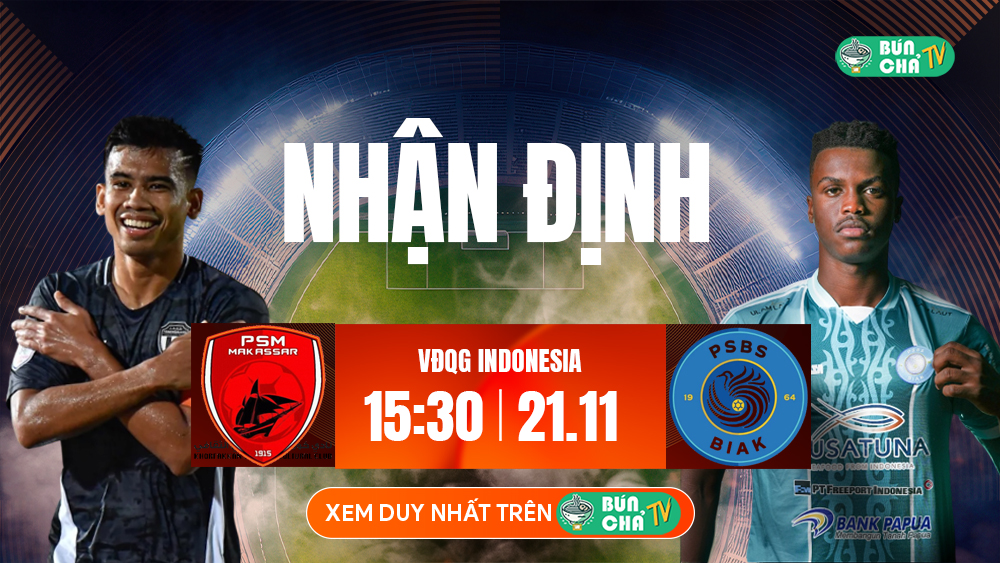 BUNCHATV: Trực tiếp bóng đá hôm nay - Xem bóng đá trực tuyến