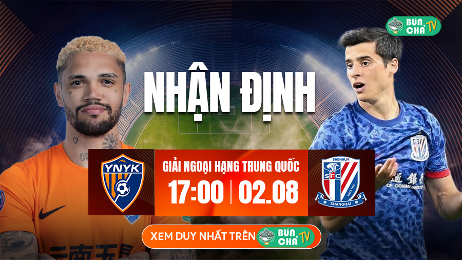 BUNCHATV: Trực tiếp bóng đá hôm nay - Xem bóng đá trực tuyến