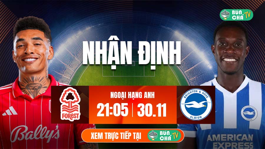 BUNCHATV: Trực tiếp bóng đá hôm nay - Xem bóng đá trực tuyến