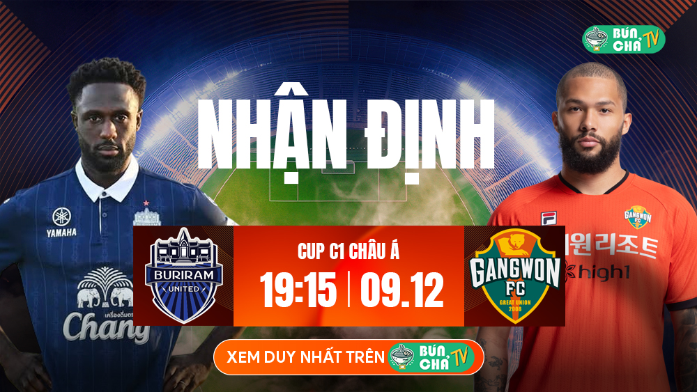 BUNCHATV: Trực tiếp bóng đá hôm nay - Xem bóng đá trực tuyến