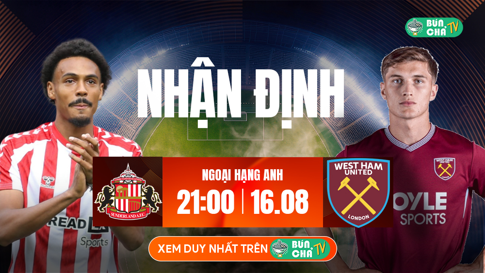 BUNCHATV: Trực tiếp bóng đá hôm nay - Xem bóng đá trực tuyến