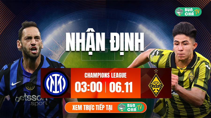 Tô bún chả hôm nay có gì: Soi kèo Inter Milan vs Kairat Almaty, 3h00 ngày 6/11